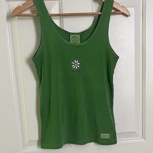 Life Is Good Women's Tank Top with Daisy